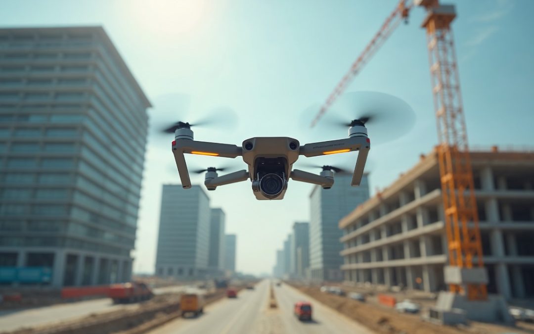 Avance de obra con dron: precisión, arte y tecnología al servicio de la arquitectura